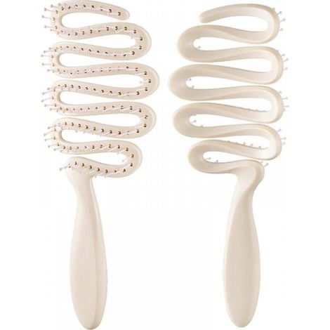 Brosse à poils doux pour petits chiens – Indispensable pour les Yorkshire Terriers, Shih Tzus et Poméraniens, blanche (1/5)