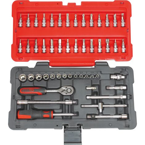 KS TOOLS Coffret 50 douilles et accessoires ULTIMATE 1/4'' - 922.0650 (1/7)