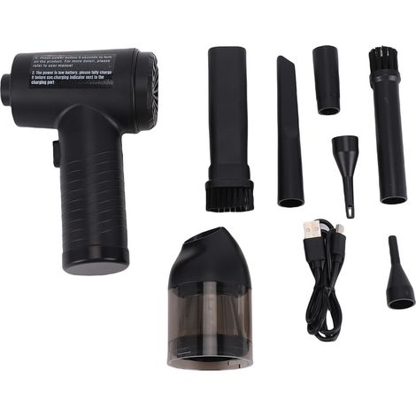 GARRYFIZH Aspirateur à main sans fil, souffleur d'air comprimé électrique, idéal pour le nettoyage de claviers et de voitures à domicile (1/2)