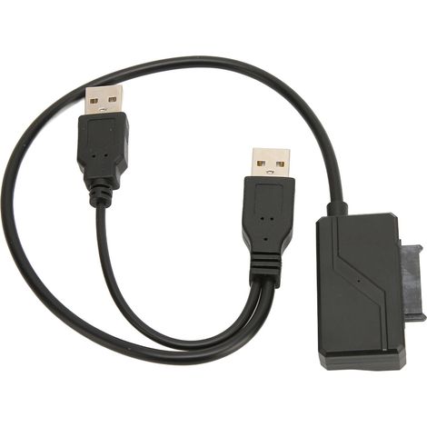 Câble adaptateur USB vers SATA 6/7 pour disque dur externe et lecteur DVD, 480 Mbps plug-and-play (1/5)