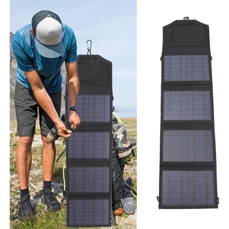 Tragbare, faltbare Solarladetasche, 14 W 5 V, Solarladepanel, Powerbank (1/5)