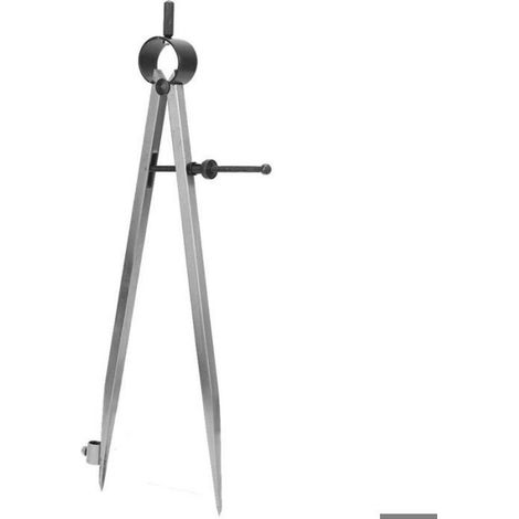 Compas De Dessin - Acier Au Carbone - 300 Mm - Pour Dessin Technique Et Artisanat - 1 Pièce (1/5)