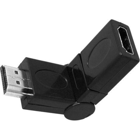 Convertitore Adattatore Da HDMI Femmina a HDMI Maschio Snodabile Angolabile 360 Gradi (1/3)