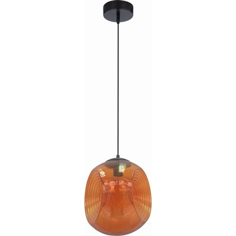 Lampada a sospensione Candellux Club vetro rosso Ø28 (1/2)