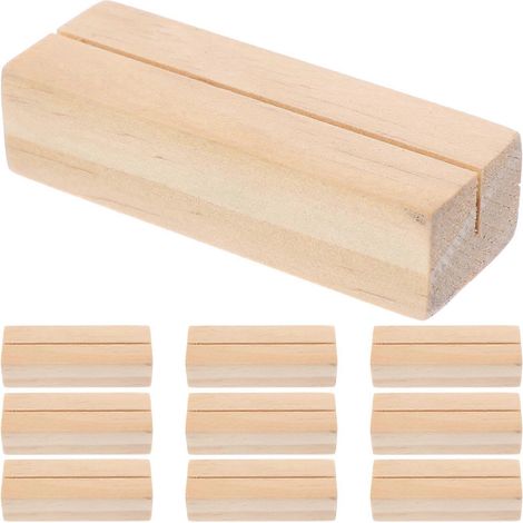Lot de 10 porte-cartes de visite/supports pour cartes de vœux, décoration de table-7X2.5X1.8CM