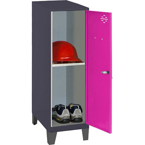 Simonrack Mini Schrank rosa und anthrazit Metall 101,5 cm (1/2)