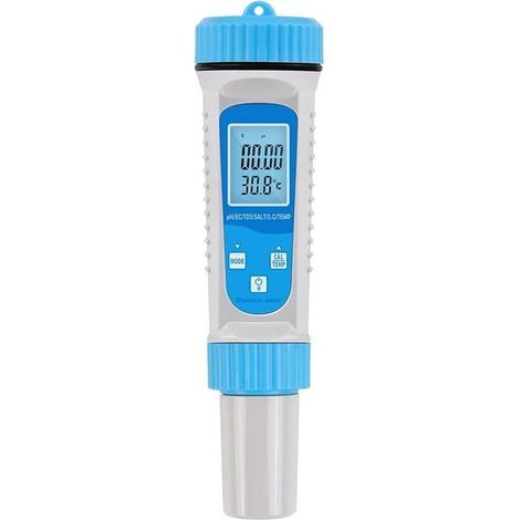 Testeur D'eau Numérique Bluetooth 6 En 1 TDS EC TDS Sel SG Température PH Mètre Testeur D'eau D'aquarium Accessoires De Piscine (1/5)