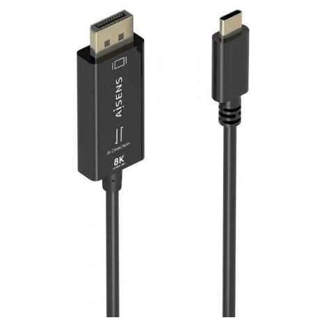 Cable USB-C a DisplayPort Aisens A109-0879 Negro 1,8 m