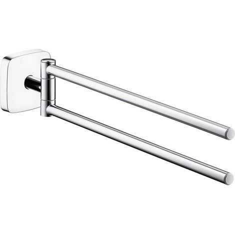 Barre porte-serviettes chroméé