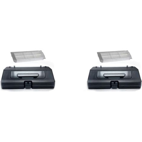 2x Réservoir d'eau et bac à poussière 2 en 1 pour aspirateur robot laveur Xiaomi 2S 3C VIOMI V2 V3 XMSTJQR2S B106CN STYTJ02YM - Pièces de rechange pour filtre (1/5)