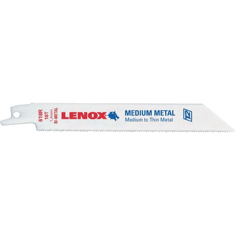Stanley Black & Decker Lame de scie sabre 618R longueur 152 mm largeur 19 mm graduation de dent TPI 18 20566618R