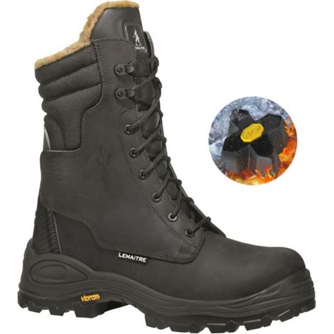 Lemaitre Tundra SBP SRC Stivali di sicurezza alti al 100% non metallici Nero 46 (1/2)