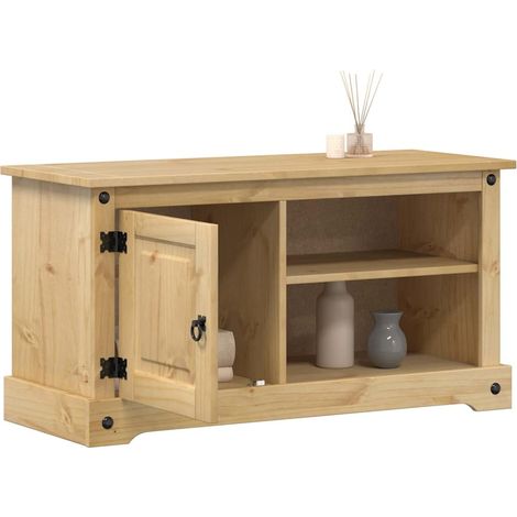 TV-Schrank Corona 100x40x52 cm Massivholz Kiefer