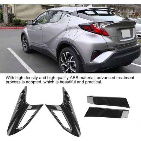 4 Zierblenden in Carbonfaser-Optik für Toyota C-HR Rückleuchten – Schwarze Schutzabdeckungen, 4-teiliges Set (1/5)