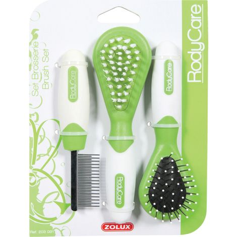 Set Brosses et peigne  pour Lapins, furets, hamsters - zolux (1/2)