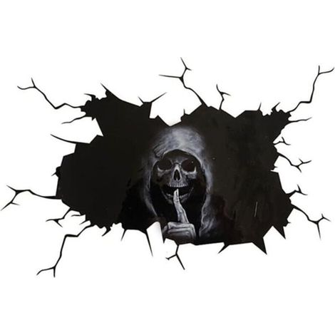 【Autocollant de voiture cool 】 l&39autocollant de voiture unique est conçu avec une forme de crâne, cool et spécial. Cet autocollant de voiture d&39Halloween peut apporter un peu de mystère à votre vo (1/4)