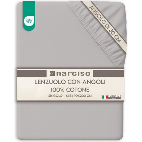 Drap Housse 90x200 Bonnet 30 cm en 100% Coton, Draps Housses de Matelas 90 x 200, Linge de lit Respirant et Hypoallergénique (1/5)