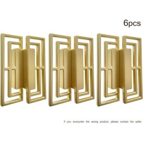 Maniglie per cassetti in oro spazzolato, maniglie per mobile TV, eleganti maniglie in rame dorato, moderni simboli portafortuna cinesi, maniglia a doppio foro da 32 mm