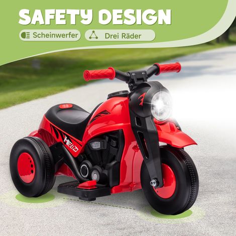Kinder Renn Motorrad Kinder Elektro-Motorrad, 6V Kindermotorrad mit Musik, Blasen 2,5-3 km/h ...