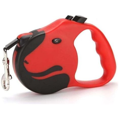 Laisses Rétractables pour Chiens, 5 m De Long Laisse Chien Enrouleur, Laisse Chien, Laisse Flexible, avec Poignée Antidérapante Et Bouton De Freinage Rapide, pour Petit, Moyen et Grand Chiens (1/5)