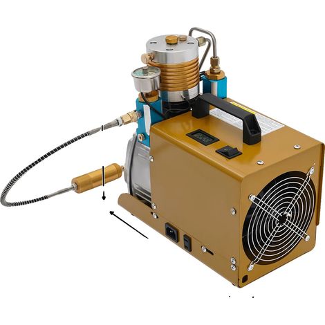 Compresor de aire portátil, bomba de alta presión, aplicaciones versátiles, 220 V, UE (1/2)