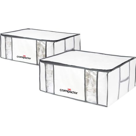 Compactor Set di 2 Scatole Sottovuoto Life 3D Semi-Rigide Taglia XXL, Bianco (1/5)