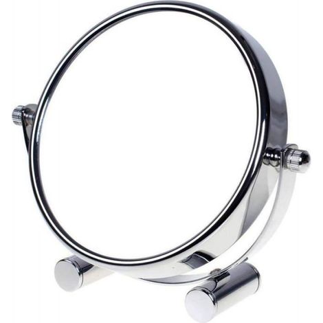 1 Miroir, 360°, Double face, Grossissant x5, Salle de bain (1/5)