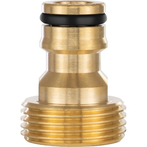 Wasseradapter mit 3/4-Zoll-Außengewinde und Kupplung für Gartenschlauch