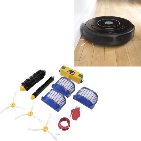 Ensemble d'accessoires de 14 pièces pour aspirateurs robots iRobot Roomba, batteries NiMH 3500mAh, 14,4V. (1/5)