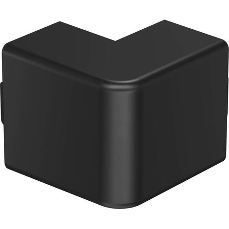 OBO Bettermann Außeneckhaube WDK HA25040SW, 25x40mm, 90 Grad, PVC, Schwarz