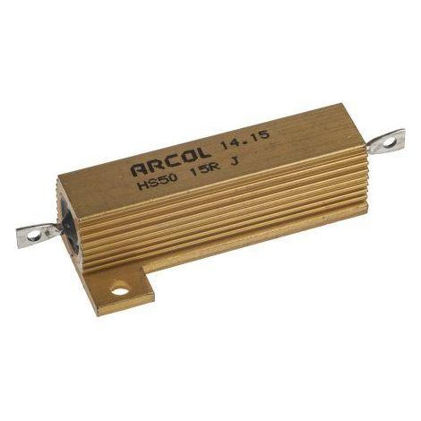 Widerstand Leistung 15R 50W 5% Metallisch ARCOL