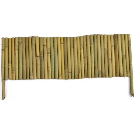 Bambus-Beetumrandung 20 x 100 cm
