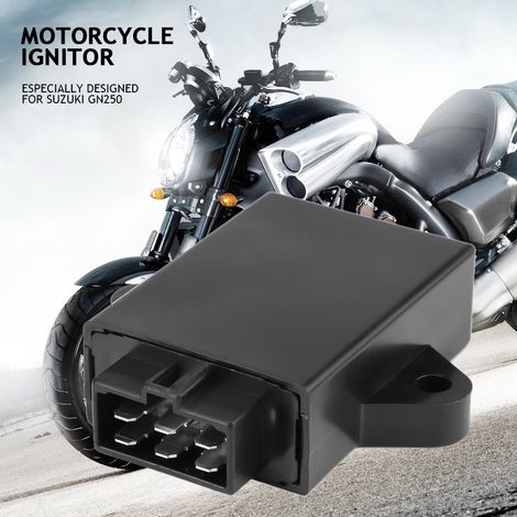 Boîtier CDI allumage numérique pour Suzuki GN250 pièces électriques moto plastique noir 8x5x2.5cm 1 pièce (1/5)