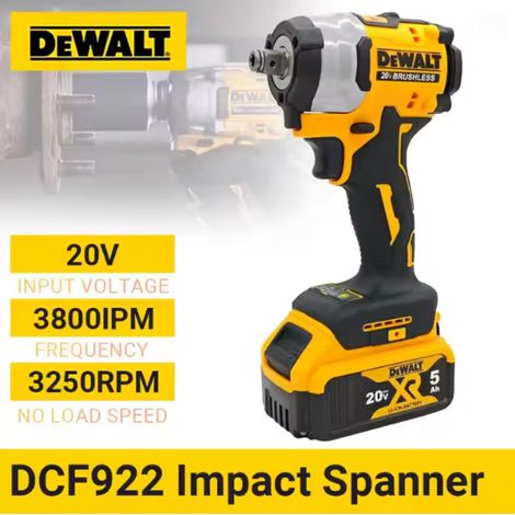 Akku-Schlagschrauber 20V MAX DEWALT DCF922 Abbruch-Drehmoment 1/2 Zoll (1/5)