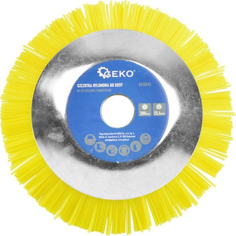 Spazzola in nylon per falce 200x25,4 mm per la pulizia delle superfici (20 pezzi) (1/3)