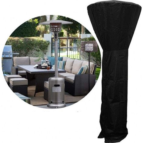 Housse pour Chauffage Patio – Oxford 210D, Imperméable, avec Fermeture Éclair – 228x106x70 cm (1/5)