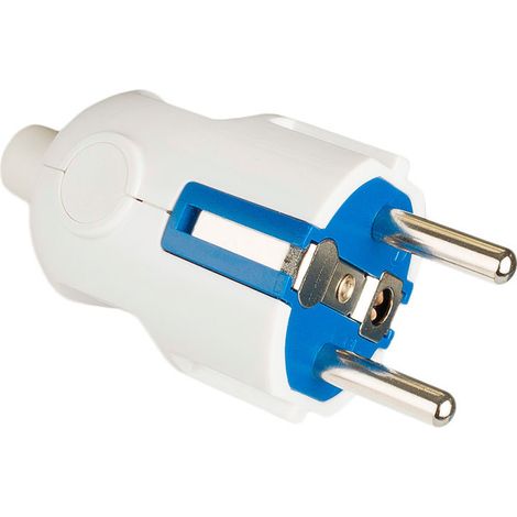 Clavija 2p+t 16a 250v blanco (retractilado) solera 1428 (1/2)