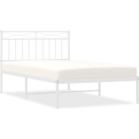 Maison Exclusive - Estructura cama sin colchón con cabecero metal (1/5)