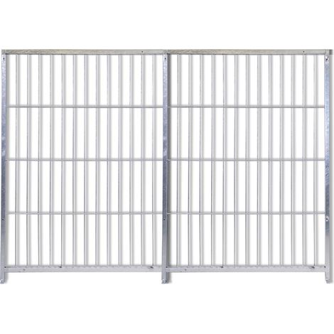 Pannello in rete semplice con zincatura a caldo da 200x altezza 120 cm (1/5)