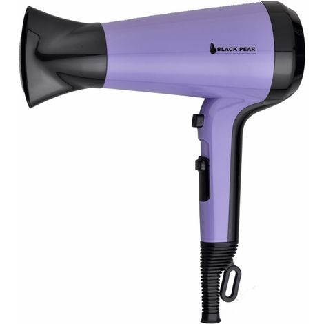 Sèche-cheveux Black Pear BSC 1800, de 1800W - 3 niveaux de chaleur - 2 vitesses de ventilation (1/2)