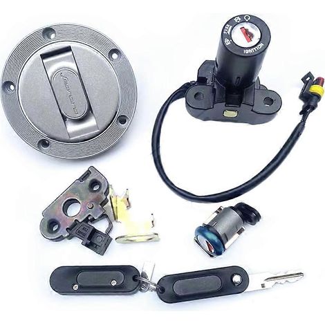 Kit de verrouillage de contacteur d'allumage, bouchon de réservoir d'essence, cache-selle et clé pour moto Benelli Leoncino 500 BJ500 (1/5)
