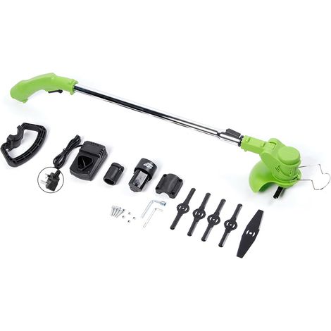 Tondeuse à gazon électrique portable 12 V étanche pour jardin, coupe-bordures, prise UK 220 V (1/5)