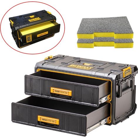 Dewalt DWST83529-1 Toughsystem 2.0 ToolBox 2 Deep Drawer + 30mm Foam Shadowfoam (1/5)