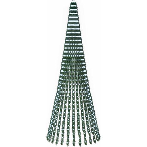 Albero di Natale LED EKENAS 370 cm 1008 LED Bianco freddo vidaXL (1/5)