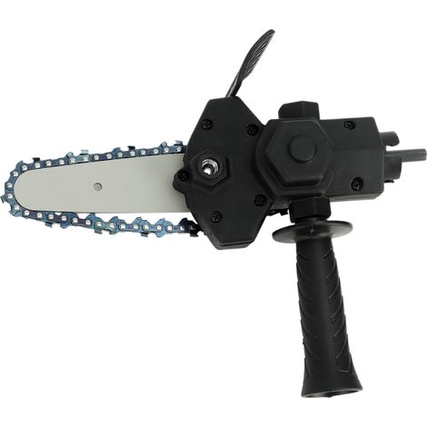 Accessoire tronçonneuse pour perceuse électrique modifiée en accessoire tronçonneuse. Tronçonneuse électrique à une main pour la coupe du bois, 10,2 cm / 4 pouces.