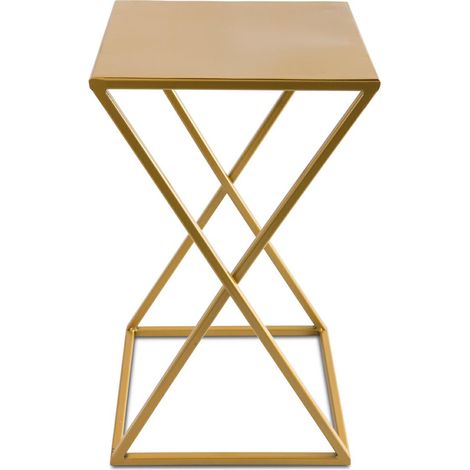 Supporto per fiori da terra, 40 cm, color oro, moderno