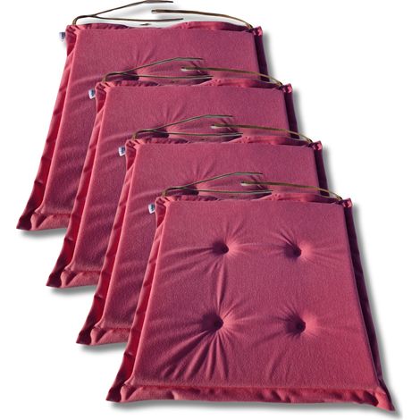 Cuscini per sedia 40x40x3 cm 1227 - set da 4 (1/5)