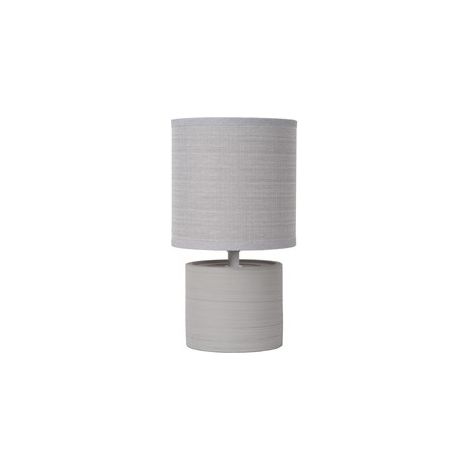 GREASBY Lampe de tab.-Gris-Ø14