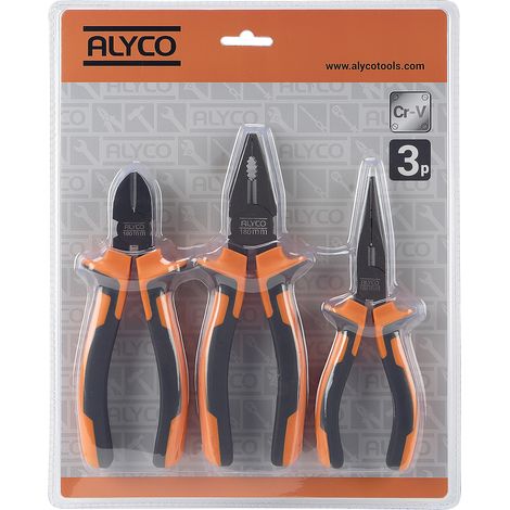 JGO 3 ALICATES ALYCO ORANGE EN BLISTER (1/5)