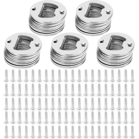 Pièces d'insert décapsuleur robustes et polies avec trous fraisés-- (1/5)